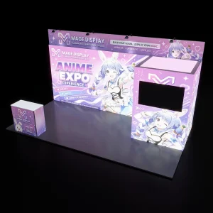 3x6m Custom LED Lightbox Trade Show Booth with Aluminum Frame