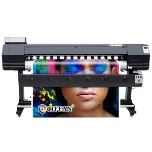 4 Heads 1.6m 1.8m DX5 XP600 I3200 Dye Sublimation Textile Fabric Eco Solvent Inkjet for Roll To Roll Printer