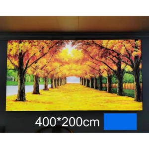 400*200cm High Brightness 6400K Edge Lit Light Box Built in Power Supply for Indoor Commercial Exhibition Signage