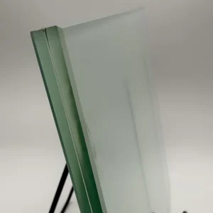 4+4 5+5 6+6 8+8 10+10 12+12mm Frosted Film Double Clear Laminated Glass High Strength & Soundproof for Elevator