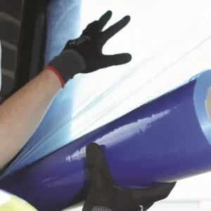 45 Days UV Resistant 2MIL PE Blue Protection Film Surface Protection Dust Proof Anti Scratch for Window Glass