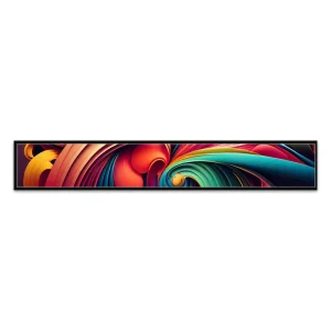 46.6 Inch Extra Wide Shelf Edge Digital Signage Monitor Stretch Strip LCD Display