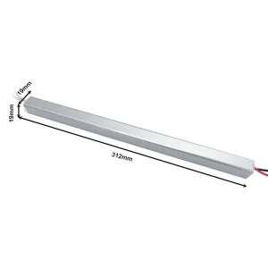 48W 24V Single DC LED Slender Strip Switching Power Supply 2A Output Current 100 250V Input 50 60Hz