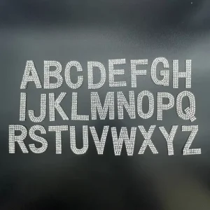 4mm Uppercase Crystal Glass Rhinestones 26 Letters and Diamonds for DIY Furniture Decoration for Handmade Projects