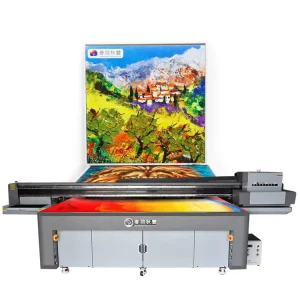 4×8 2513 Size Photo Glass UV Printer Flat Bed Printing Machine for Printing
