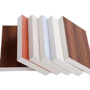 5-20 mm Laminated PVC Foam Board for Cabinet Wood Marble Stron Finish