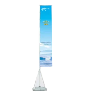 5 Meter Flag for Outdoor Advertising Aluminum Adjustable Pole Plastic Water Base