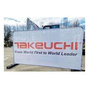 500 SOLD Printed Heras Fence Branding for Construction Site Fencing Banners and Covers Heras Fencing Solutions