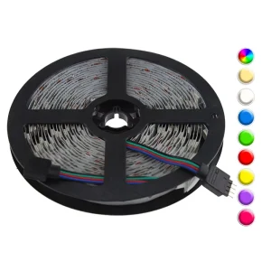 5050 2835 LED Strip DC 12V 60LEDs/M 5M/reel 300LEDs IP30 IP65 IP67 IP68 Protection Rating CE RoHs RGB Mono Color Light Bar