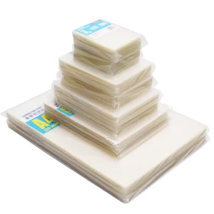50mic 60mic 70mic 80mic 100mic 125mic PET Thermal Laminating Pouches A4