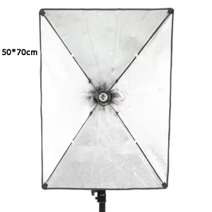50x70cm Softbox with E27 Lamp Holder Socket Soft Cloth for Photography Studio Lighting Photographic Equipment Parts