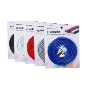 5M Car Door Anti Collision Strip Bumper Trim Edge Scratch Protector Strip Sealing Guard Styling Car Decor Sticker