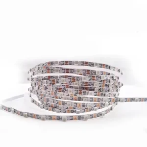 5V Narrow Thin 4mm 3535 RGB Full Color WS2812 LED Strip Dream Color Soft Linear Letter Sign Colorful Strip Backlight