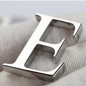 5mm Solid Cut Stainless Steel Letters Business Sign Silver Mirror 3D Letters Metal Office Sign Custom Stainless Steel Letters