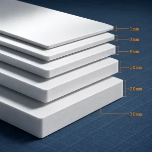 5mm White 4×8 Lightweight Waterproof Durable PVC Sign Board 1mm-30mm Thick PVC Foam Board