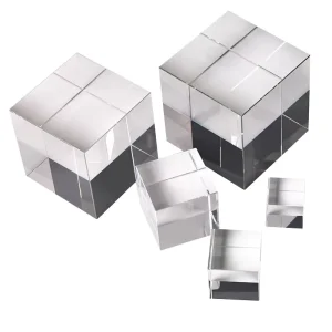 6*6*6cm K9 Blank Glass Engraving Souvenir Gifts Solid Crystal Blocks Etched Photo Cube 3D for Laser