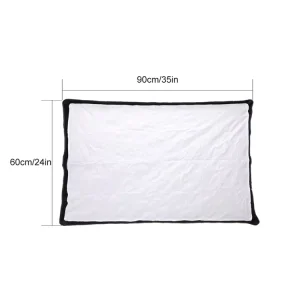 60*200cm Flash Fabric Deep LED Light Box 80cm Bracket Bowens Softbox