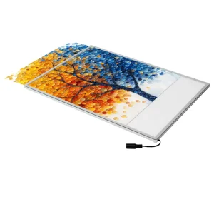 60*90CM Indoor Ultra Thin LED Light Box Aluminum Alloy Frame Customizable Promotional Display with Logo Accepted