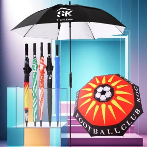 60 Inch Oversize Ventilated Golf Umbrella for Beach Camping Parasol Sunshade Windproof for Adults Fiberglass