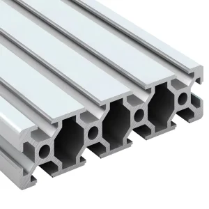 6000 Series 2080 Aluminum Alloy Extrusion Black Silver Anodized CNC Cutting Welding Square Frame Bending Decorations