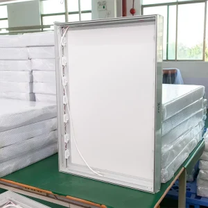 6000 Series Grade Advertising Aluminium Frame Profile for Frameless Fabric Lightbox Custom Cutting Processing for Decorations