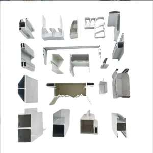 6063 T5 Extrusion White Powder Coating P65 6000 Series Aluminum Section Profiles Frame For Industrial Equipment Bending Cutting