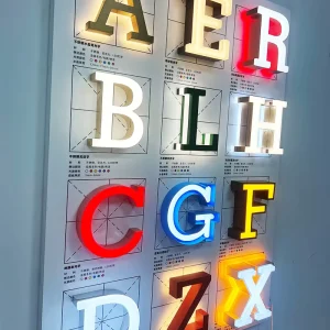 65 * 95CM Luminous Letter Template For Advertising Manufacturers
