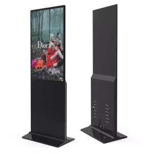 65-inch Vertical Advertising Smart Can Split Screen Remote Release Elevator Mall Posters Promote Floor Standing Digital Signage