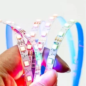 6mm PCB 12V S Shape Led Strip Addressable RGB Magic Color Bendable SMD 3535 Pixel Smart Digital Zigzag LED Strip Light for Sign