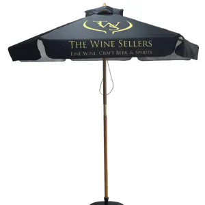 7′ 7.5′ 9’Outdoor Advertising Cafe Umbrella Custom logo Printed Sun Shade Garden Racing Market Golf Parasol Branded Umbrella