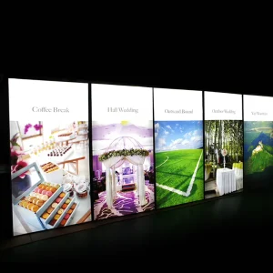 7.8 CM Stretch Fabric Light Banner Lightbox Foldable Backdrop Advertising Light Boxes