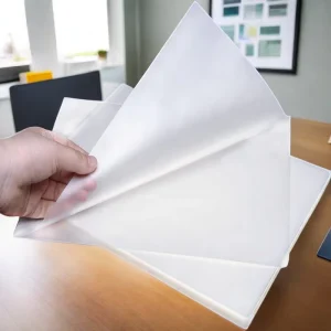 75 Micron 100pcs A4 Laminating Film Hot Laminating Pouches Matte Laminating Film A4