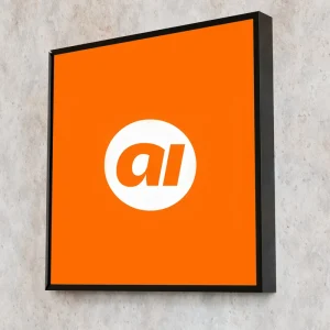 8*2FT/244*61cm Custom 3D LED Light Box Sign Board Advertising Acrylic Logo for Parks Schools Outdoor