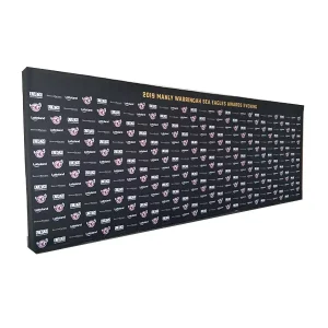 8*8 8*10 Heavy Duty Adjustable Portable Backdrop Step and Repeat Banner Stand Retractable Banner Large Format Banner Stand