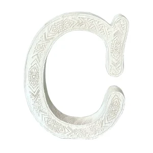 8 Inch Home Decoration Polyresin Alphabet Letter Wall Decor Wood Effect Resin Monogram Letters Craft DIY Decor