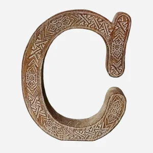 8 Inch Home Decoration Polyresin Alphabet Letter Wall Decor Wood Effect Resin Monogram Letters Craft DIY Decor