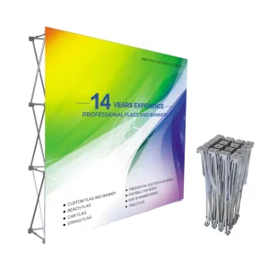 8′ X 8′ Congratulations Pop up Tension Banner Custom Event Stage Backdrop