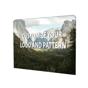 8 ft Straight Custom Printed Tension Fabric Backdrop Banner Trade Show Event Logo Photography Backdrop Stand