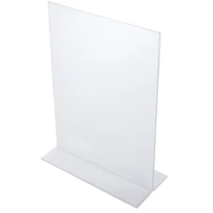 8.5×11” Clear Acrylic Table Sign Holder Acrylic Sign Display Stand