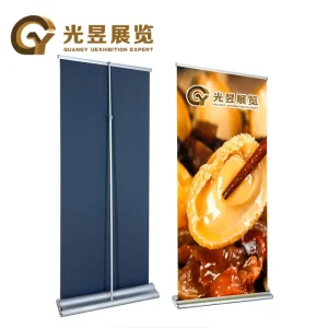 80*200 Roll up Banner Stand Display Pull up Banner Standee Aluminum Alloy Stand Retractable Banners for Advertising