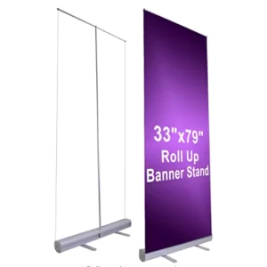 80*200cm High Quality Custom Logo Portable Retractable Banner 85*200 Roll up Banner