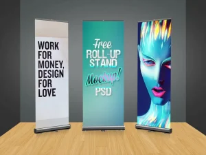 80*200cm Roll up Banner Rollup Banner Stand Pull up Banner Stand with Printing