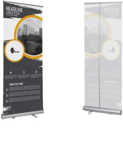 80 X 200 cm Retractable Pop up Banner Stand Standard Vinyl Roll-up Advertising Display Pull-up Banner