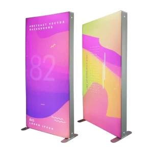 85*200cm Double Sided Custom Printing SEG LED Backdrop Frameless Tension Fabric LED Light Box for Advertising and Events Sign