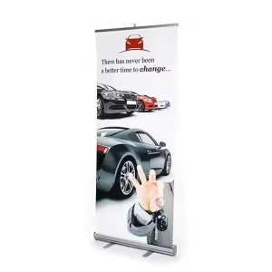 85cmW X 200cmH Budget Retractable Roll Pull up Banner Display Stand