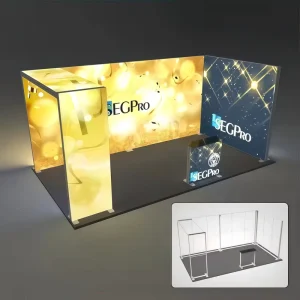 85x200cm Portable SEG Light Box Tool free Assembly for Trade Show Display