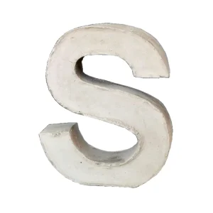 9 Inch Concrete Effect Polyresin Alphabet Letters Wall Decor Cement Resin Letters Craft DIY Tabletop Decor