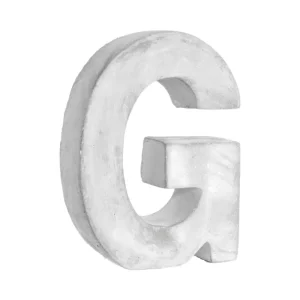 9 Inch Concrete Effect Polyresin Alphabet Letters Wall Decor Cement Resin Letters Craft DIY Tabletop Decor