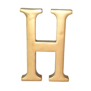 9 Inch Gold Letter Resin Craft Alphabet Letter Wall Decor