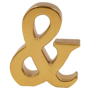 9 Inch Gold Polyresin Letters Tabletop Decor Resin Alphabet Letters Wall Decor